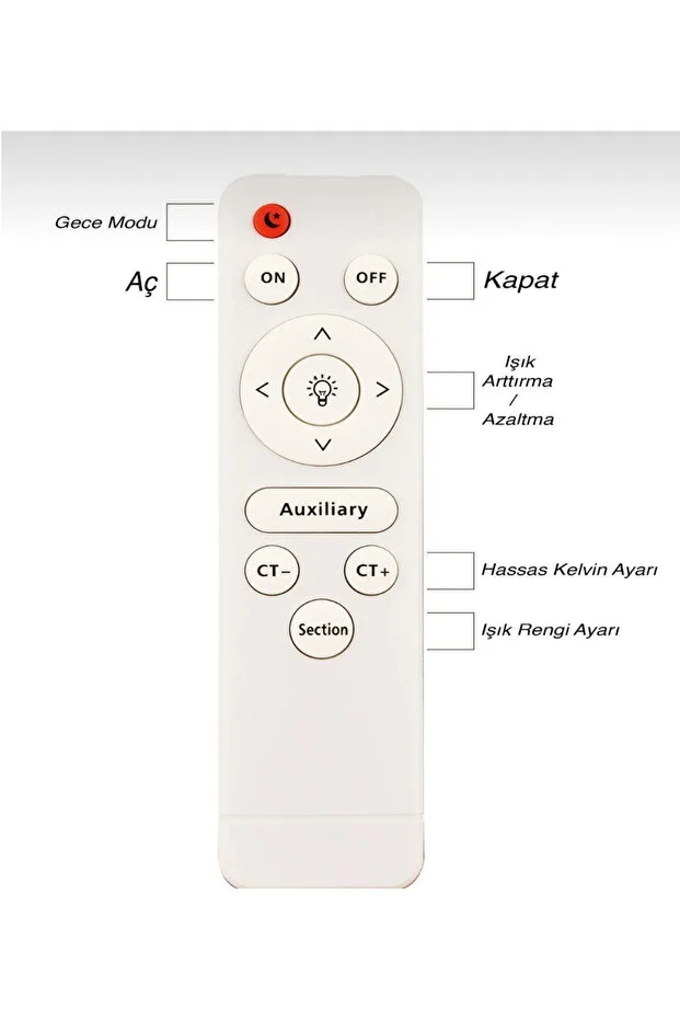 Kumandalı Bigiee Gümüş Üç Renk Lüx Ledli Modern Led Avize